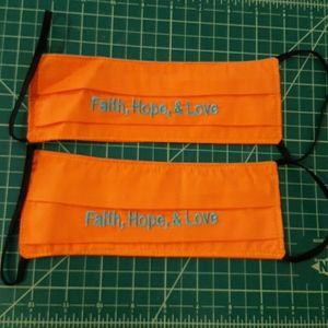 Handmade Embroidered Face Mask